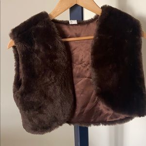 Children’s Fur Faux Vest